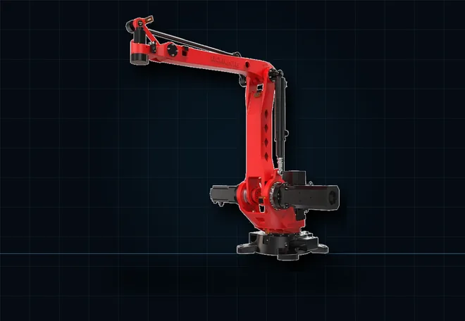 Large industrial robot with 160 kilogram payload