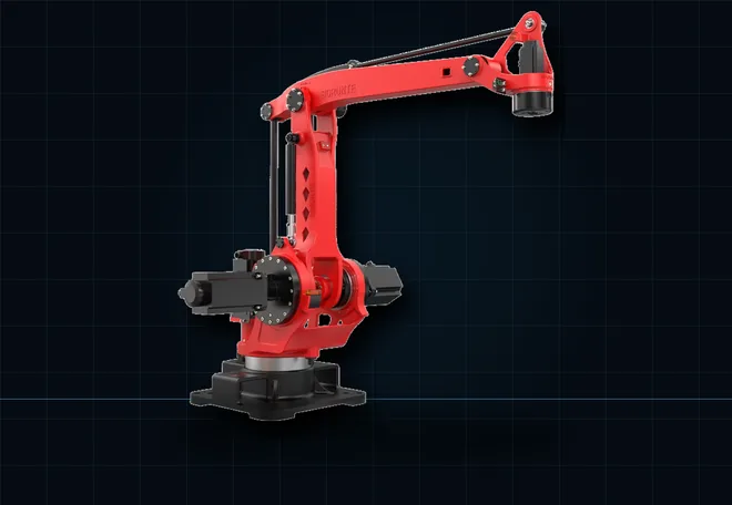 Four-axis industrial handling robot with 80 kilogram payload