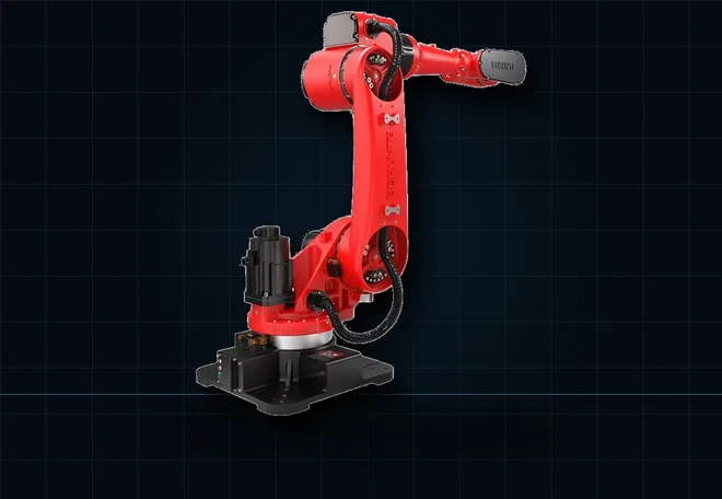 General-purpose red six-axis industrial robot